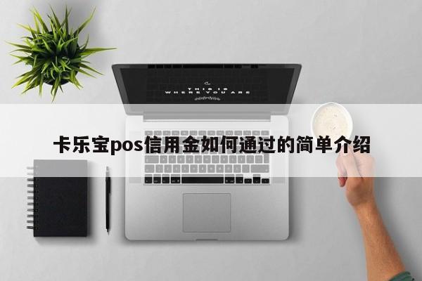 卡乐宝pos信用金如何通过的简单介绍