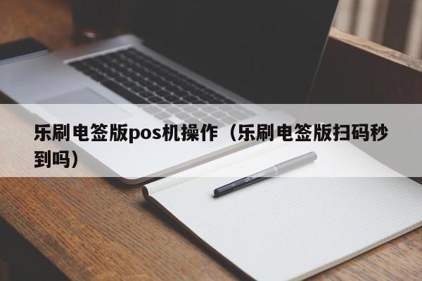 乐刷电签版pos机操作（乐刷电签版扫码秒到吗）