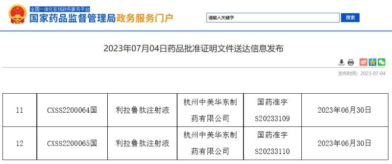 国内首款减肥针获批，一针300元！