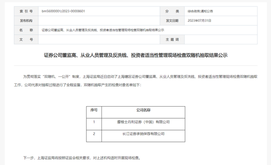 因下调中国股票评级，摩根士丹利遭查？真相是……